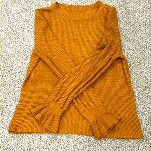 Girls Orange Sweater